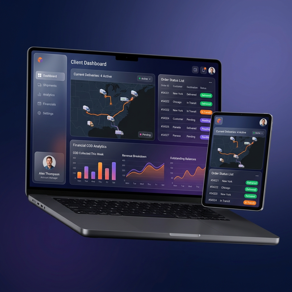 Quickest Order Tracking & Client Portal Dashboard